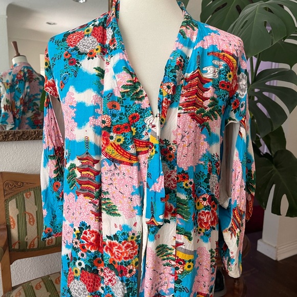 Authentic, Japanese style, bath house robe - Picture 2 of 6